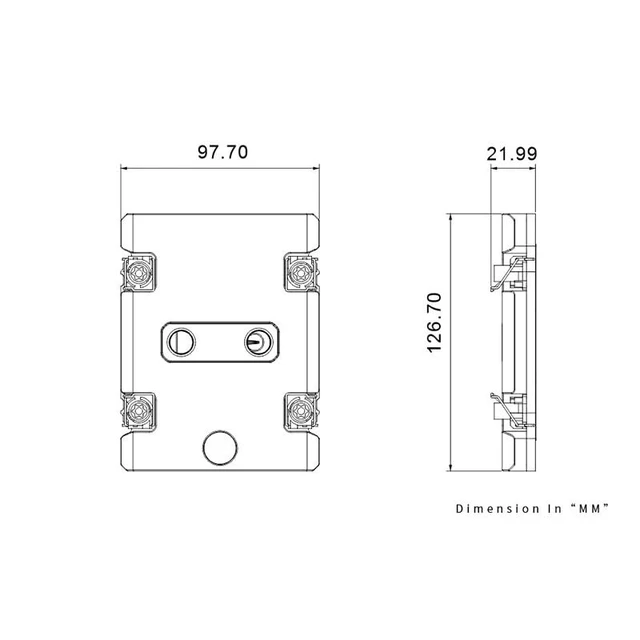 Alt view image 2 of 5 - Copper CPU Processor Server Water Cooling Block,AI Cloud Computing Liquid Water Cooling Block (for Intel LGA 7529)