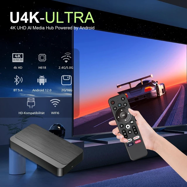 Alt view image 4 of 5 - BOXPUT Lemon TV L2 2026 Android TV Box 12.0 Smart Box