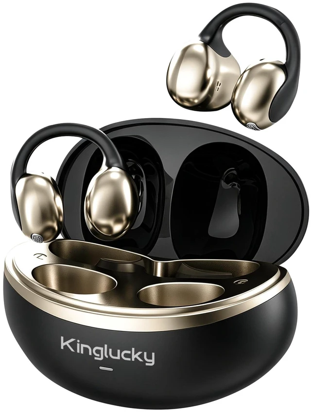 Main image of Kinglucky Clip-On Earbuds,Open-Ear Wireless Bluetooth Headphones