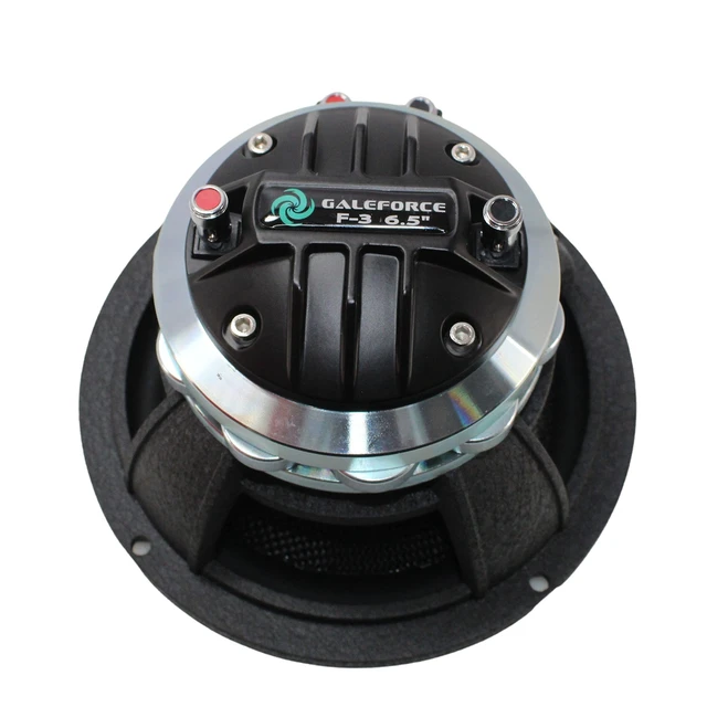 Alt view image 4 of 5 - Galeforce F-3 Pro Audio 2-Way Marine Grade Speaker 6.5" 400W RMS with Horn