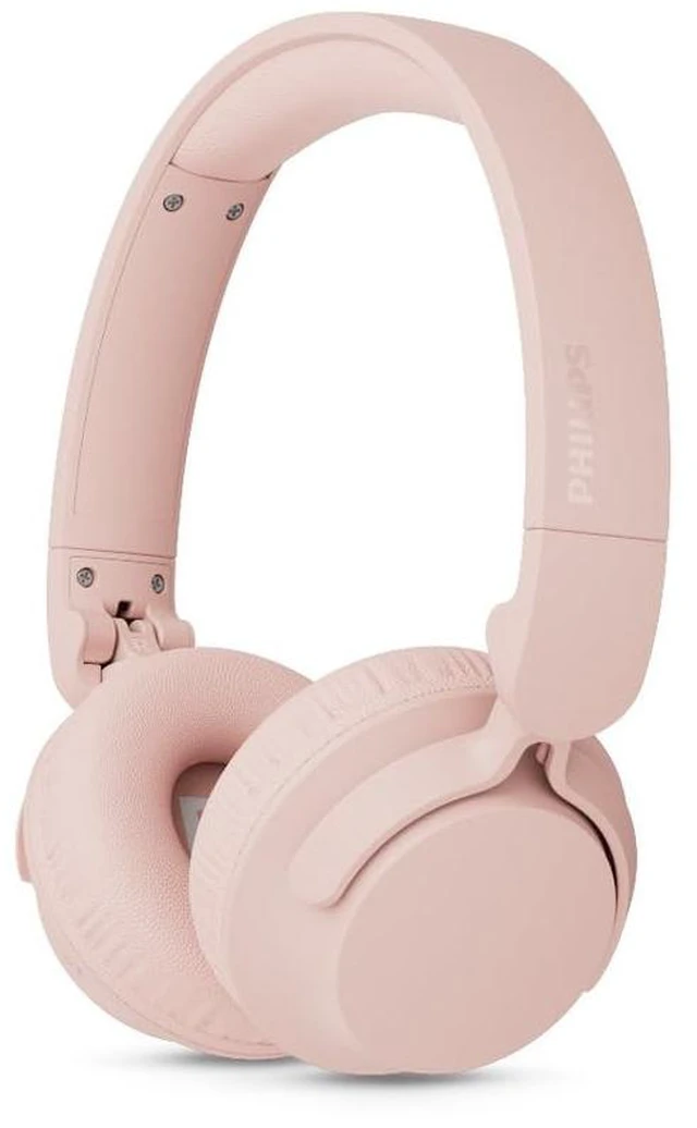 Main image of Philips TAH4000 Wireless On-Ear Bluetooth Headphones, 70H Playtime, Dynamic Bass - Pink