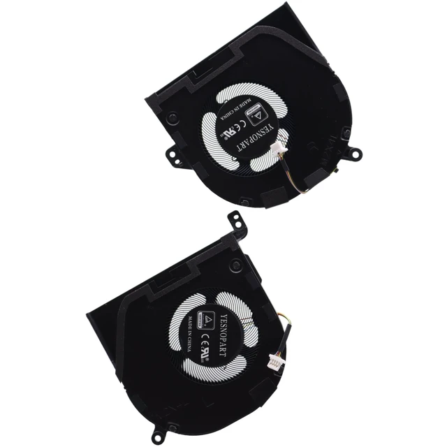 Alt view image 5 of 5 - YesNOPart CPU GPU Graphics Cooling Fan kit 594WG MC4KC Replacement for Dell XPS 15 9520 9530 Precision 5570 (RTX 3050)