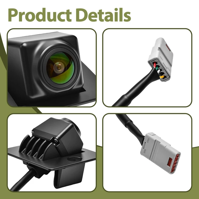 Alt view image 4 of 5 - Park Assist Backup Rear View Camera Fits for Chevy Malibu 2016-2022 & Malibu Hybrid 2016-2019 Replace 23334180
