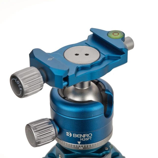 Alt view image 5 of 5 - Benro H26PT Ball Head - 7kg Load Capacity, Arca-Type QR, Travel & Landscape