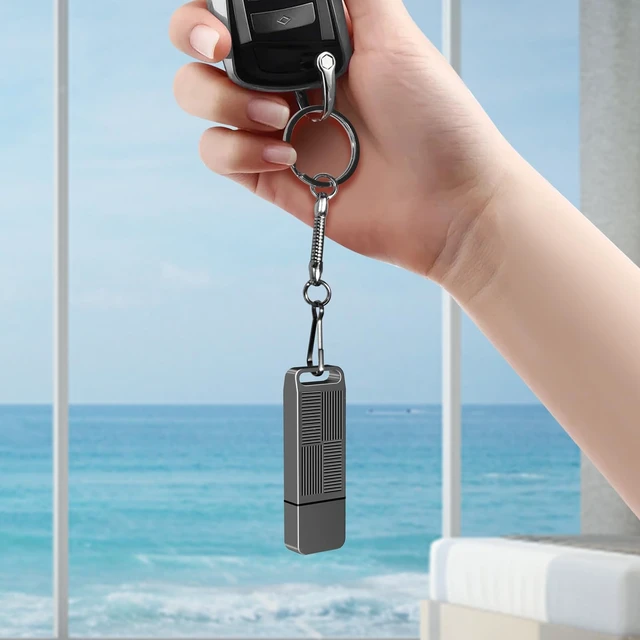 Alt view image 3 of 5 - 128GB exFAT32 USB 3.0 Flash Drive with a USB-C Adapter EASTBULL Thumb Drive