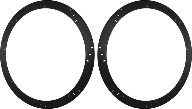 Main image of 8" Subwoofer Speaker Spacers Depth Extender Extending Rings - 1/8" thick - ID: 7 1/8" OD: 8 7/8" - 1 Pair - SSK8N - Stackable - Perfect For Framing Fiberglass Enclosures