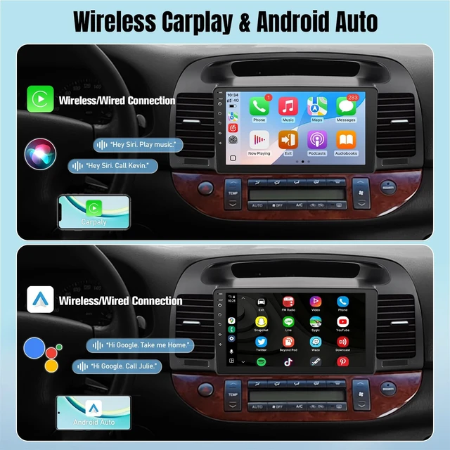 Alt view image 4 of 5 - 8Core Android Car Stereo for Toyota Camry (J.B.L) 2002 2003 2004 2005 2006