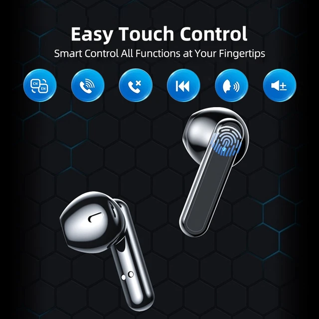 Alt view image 3 of 5 - XUMIUZIY Language Translator Earbuds, Two Way Translator Device with APP for 144 Languages Online, Instant Translation Earbuds for iOS & Android, Bluetooth 5.4 Earphone for Music, Calls (Black)