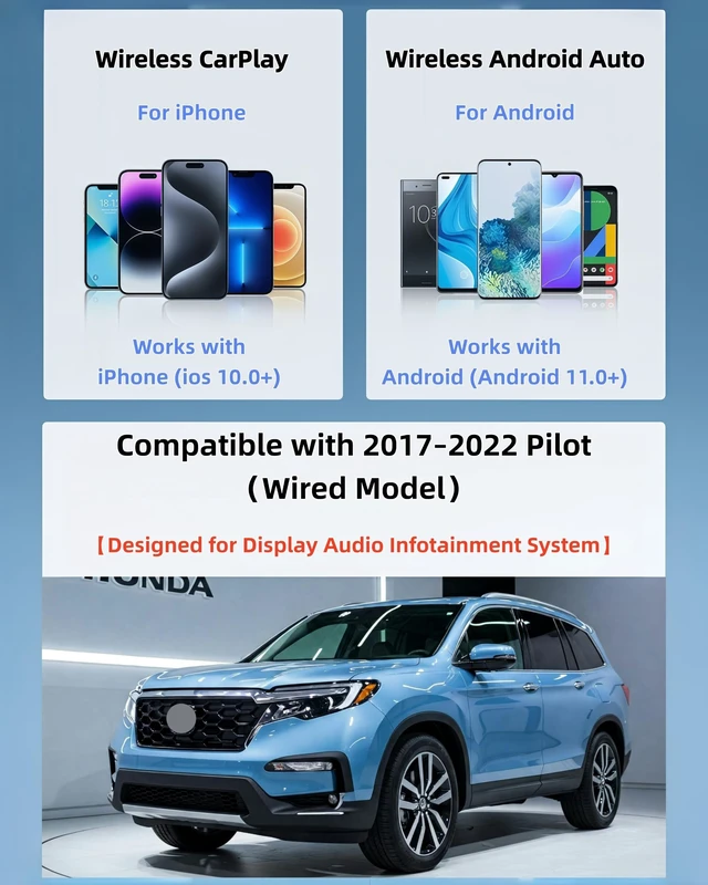 Alt view image 3 of 5 - Lugzix Compatible with 20172022 PilotWired Model Wireless Adapter