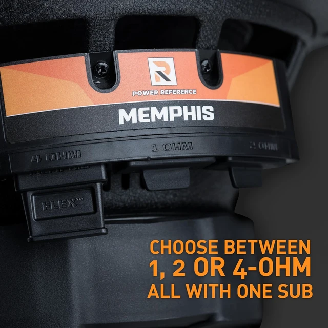 Alt view image 2 of 5 - Memphis PRX10FT Power Reference 10" 1/2/4 Ohm Selectable Impedance Subwoofer