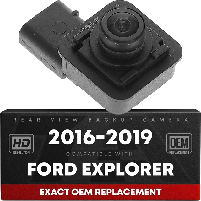 Main image of Rear View Backup Camera, Reverse Park Assist - Compatible with 2016-2019 Ford Explorer, 2016-2019 Ford Explorer Police - OEM GB5Z19G490C, FO1960120