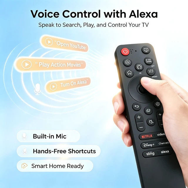 Alt view image 4 of 5 - Smart Replacement for LG Smart TV Remote 2025, 2026, Bluetooth
