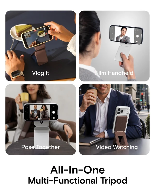 Alt view image 4 of 5 - MOFT Snap Phone Tripod Stand AERA, Portable Selfie Stick, iPhone Tripod