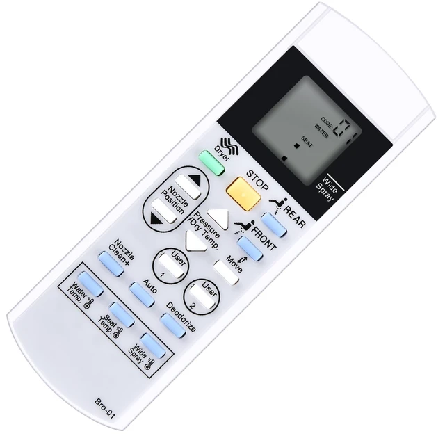 Alt view image 5 of 5 - Remote Replacement for Brondell Swash Bidet Toilet Seat Swash S1400