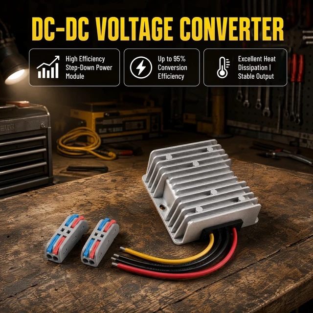 Alt view image 2 of 5 - WSOLDMA DC 12V/24V to 7.5V 20A Step Down Converter 20A 150W