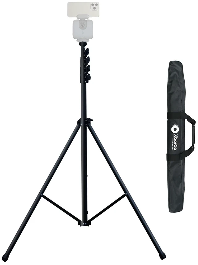Main image of XbotGo Update T4 Tripod for Soccer/Basketball Games Recording: Up to 13 Feet, Extra Quick-Release Mount, Storage Bag, Non-Slip Feet, Wind Resistant, 1/4 Screw Compatible with Most DSLR Cameras