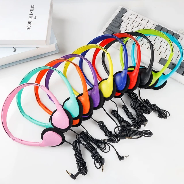 Alt view image 5 of 5 - ZXQZYM Kids Headphones Bulk 30 Pack for Classroom School Student, Wired