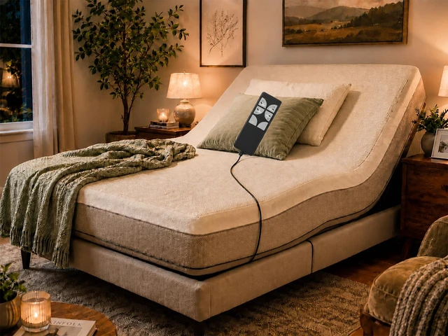 Alt view image 4 of 5 - Replacement for Reverie 3E Wired TES Base Adjustable Bed Foundation Remote Control RC-HW-106