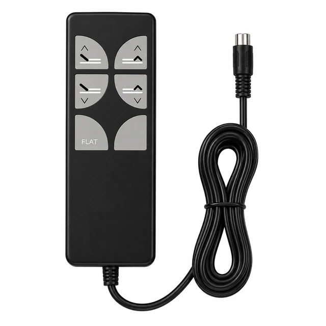 Alt view image 5 of 5 - Replacement for Reverie 3E Wired TES Base Adjustable Bed Foundation Remote Control RC-HW-106