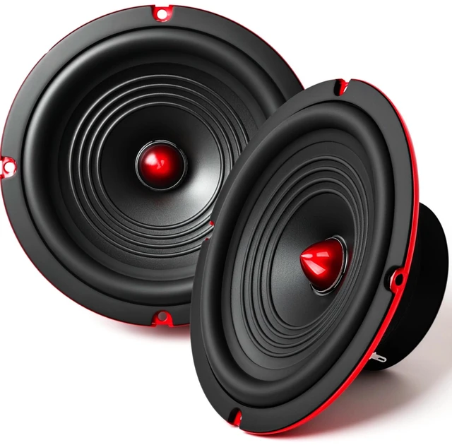 Main image of SCBPAUD 6.5" Car Speakers 800W Peak Power - High-Performance Fiber Cone Woofers, Bullet Head Design for Clear Bass & Stereo Sound (A)