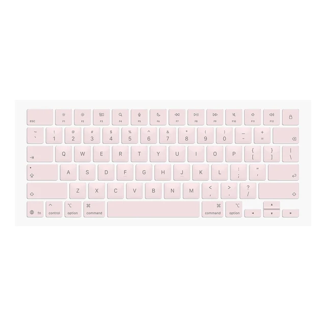 Alt view image 3 of 5 - iPartsleader Replacement Keycaps Keys US English for MacBook Neo A3404 (13-inch,A18 Pro,2026) U.S. Keyboard Key Caps 78PCS Full Set Kit EMC 8984 Authentic (Blush/Pink)