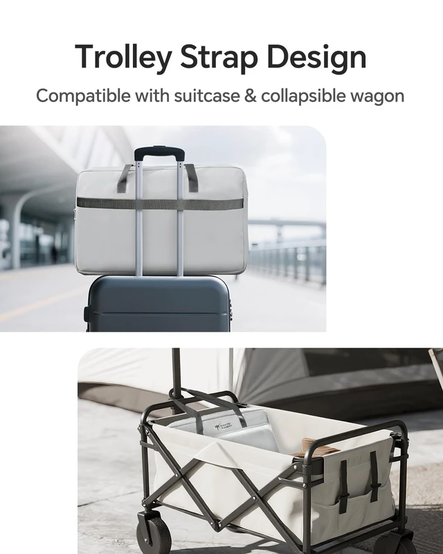 Alt view image 4 of 5 - KTC Carrying Case for 24.5 Inch Portable TV Monitor A25Q5, High-qualtity Carrying Bag with Trolley Strap Accessories Pocket, Companion Bag for Transport & Storage Monitors TV