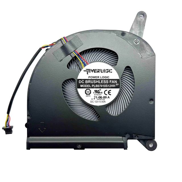 Alt view image 3 of 5 - BestParts New CPU+GPU Cooling Fan Replacement for Gigabyte Aero 17 HDR (Intel Core 9th Gen), for Aero 17 HDR SA WA XA, P/N: RP77XA, PLB07010S12HH