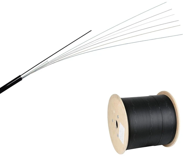 Main image of Etayson 6 Cores Fiber Optic Outdoor Drop Cable, Figure-8 Aerial Drop Cable