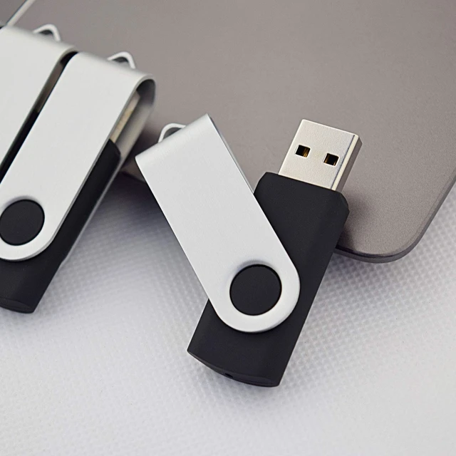 Alt view image 4 of 5 - KOOTION Wholesale Bulk 50 Pack USB Flash Drive 128MB Flash Drive Thumb Drive Flash Drives Swivel Memory Stick, Black