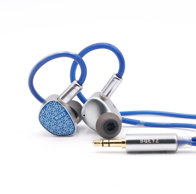 Main image of BQEYZ Weather Series Frost Wired Earbuds Micro Planar Drive Dynamic Hybrid Driver In-Ear Monitor 0.78mm 2pin Connector In-Ear Glass Faceplate Blue (3.5mm)