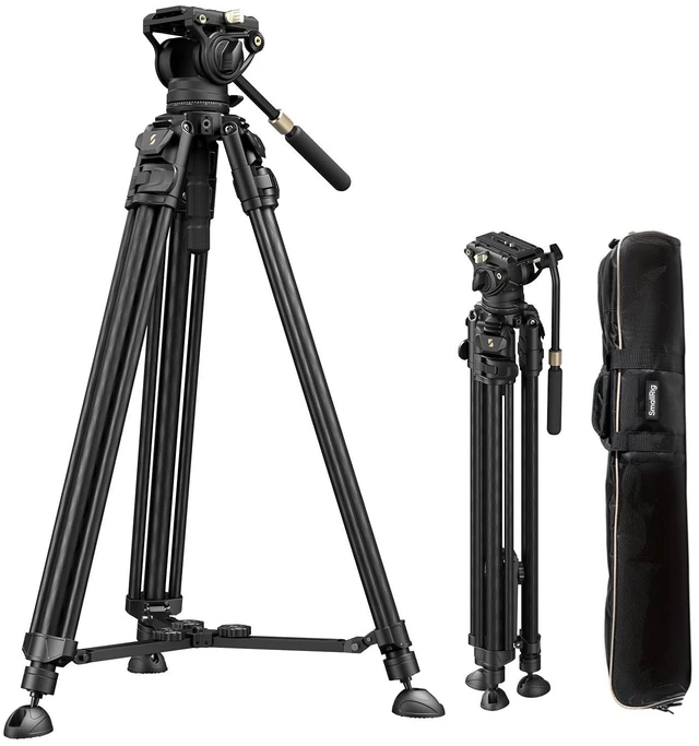 Main image of SmallRig 68.5" Heavy Duty Carbon Fiber Video Tripod AD-50 Max