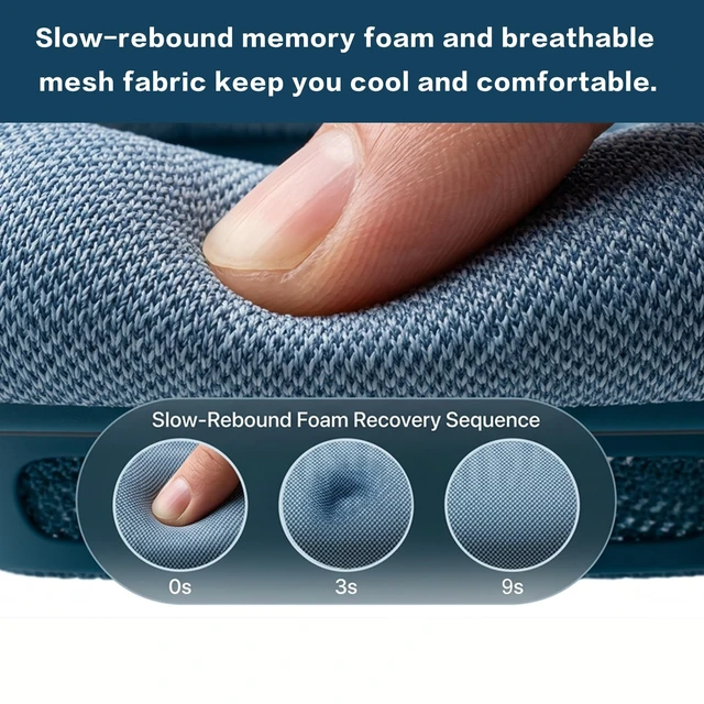 Alt view image 5 of 5 - Floranson Ear Cushions for Apple AirPods Max 2 and AirPods Max, Silver
