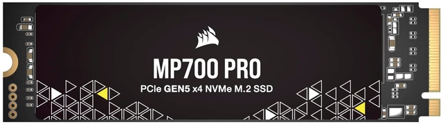 Main image of Corsair MP700 PRO 1TB M.2 PCIe Gen5 x4 NVMe 2.0 SSD M.2 2280 Up to 11,700MB/sec Sequential Read High-Density TLC NAND Black