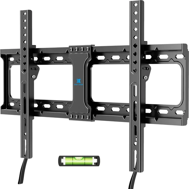 Main image of UL Listed Fixed TV Wall Mount for 37-86 Inch Screens, Low Profile TV Mount Fits 16", 18", 24" Studs, Wall Mount Bracket with Quick Release Lock, Max VESA 600x400mm, Holds up to 132 lbs by USX STAR