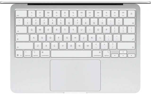 Alt view image 4 of 5 - iPartsleader Replacement Keycaps Keys US English for MacBook Neo A3404 (13-inch,A18 Pro,2026) U.S. Keyboard Key Caps 78PCS Full Set Kit EMC 8984 Authentic (Silver/White)