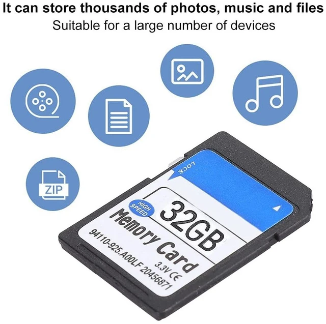 Alt view image 3 of 5 - Decumeby 32GB SD Card for Elite Pro MP3 MP4 Camera SLR Game Machine Speaker