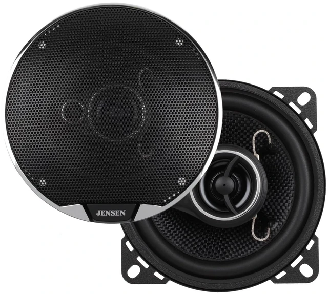 Main image of Jensen APEX JS40K 4" 3-Way Aramid Fiber Car Speakers Pair 150W Peak 35W RMS