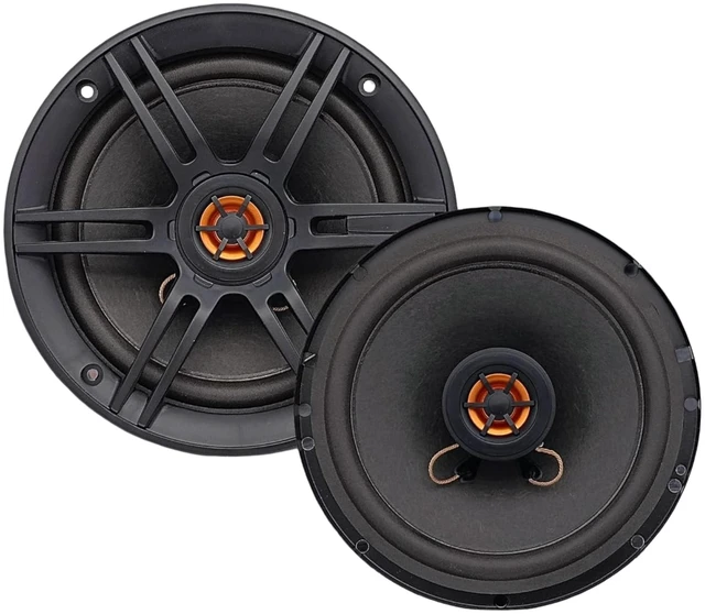 Main image of Audiobank AB652S 6.5-Inch 2-Way Car Audio Coaxial Speakers, 550W Max Pair, 125W RMS, 4 Ohm, 90dB Sensitivity, Injection Cone Woofer & Balanced Dome Tweeter - Pair