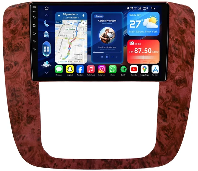 Main image of 8+128GB QLED Radio for 2007-2013 Chevy Silverado Tahoe Suburban GMC Yukon: