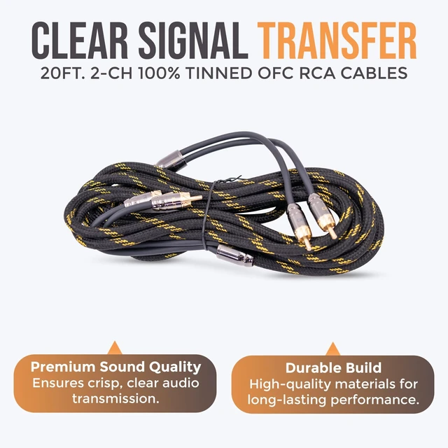 Alt view image 5 of 5 - Elite Audio 8 Gauge Amplifier Wiring Kit, 2500W OFC Amp Install Kit EA-PROK8