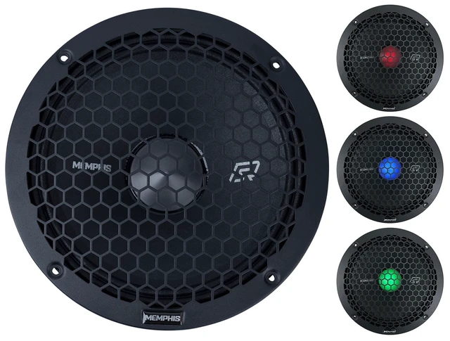 Alt view image 2 of 5 - Memphis Audio SRXP10V2 SRX Pro 10" 500w 4 ohm Midrange Car Speaker w/LED Midbass