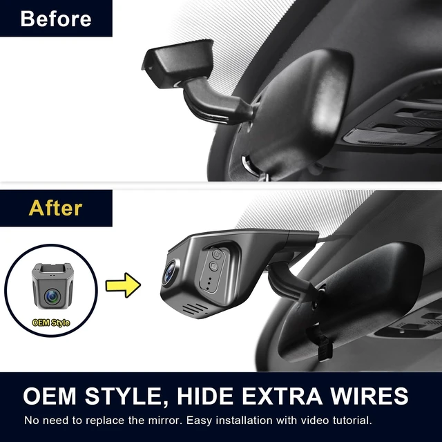 Alt view image 4 of 4 - mangoal Front 4K & Rear 1080p Dash Cam for Honda HRV Gen2 RV 2016-2022(A)