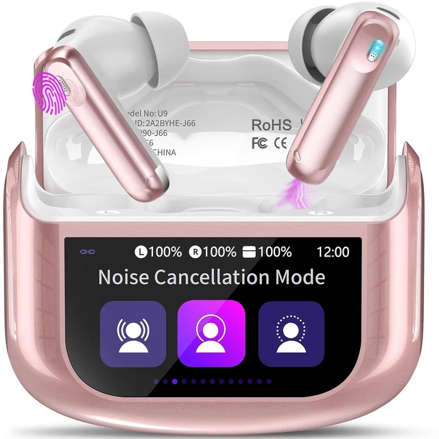 Main image of Active Noise Cancelling Ear Buds 48H Wireless Earbuds with Touch Screen