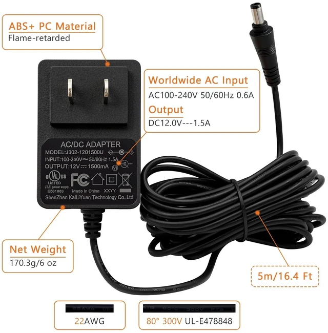 Alt view image 3 of 5 - Power Adapter 9004190216 for Masterbuilt Gravity Series 560/800/1050 XL