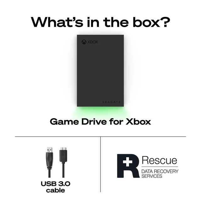 Alt view image 2 of 4 - Seagate 5TB Game Drive for Xbox ^^ USB 3.0 (STKX5000403)