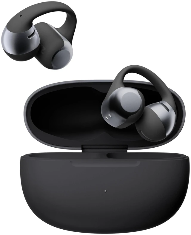 Alt view image 2 of 5 - SHOKZ OPENDOTS ONE Wireless Open-Ear Clip-ON True Wireless Bluetooth Earbuds - Black
