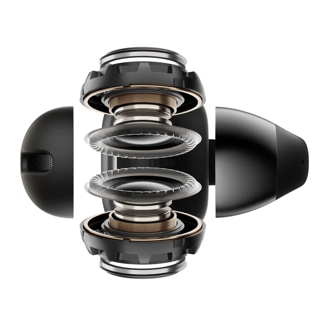 Alt view image 5 of 5 - SHOKZ OPENDOTS ONE Wireless Open-Ear Clip-ON True Wireless Bluetooth Earbuds - Black