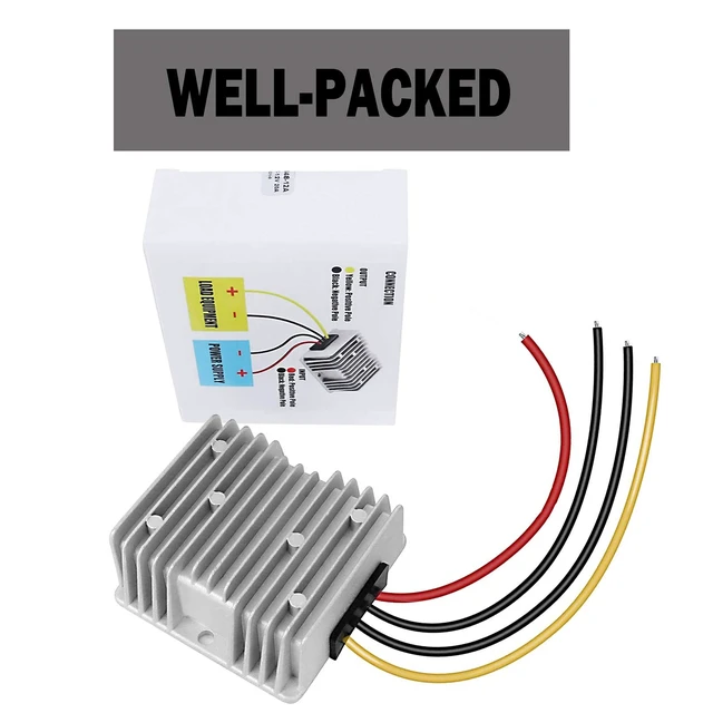 Alt view image 4 of 5 - dkplnt 10A 240W 12V to 24V Converter Step Up Voltage Regulator Boost Converter Module Car Power Supply