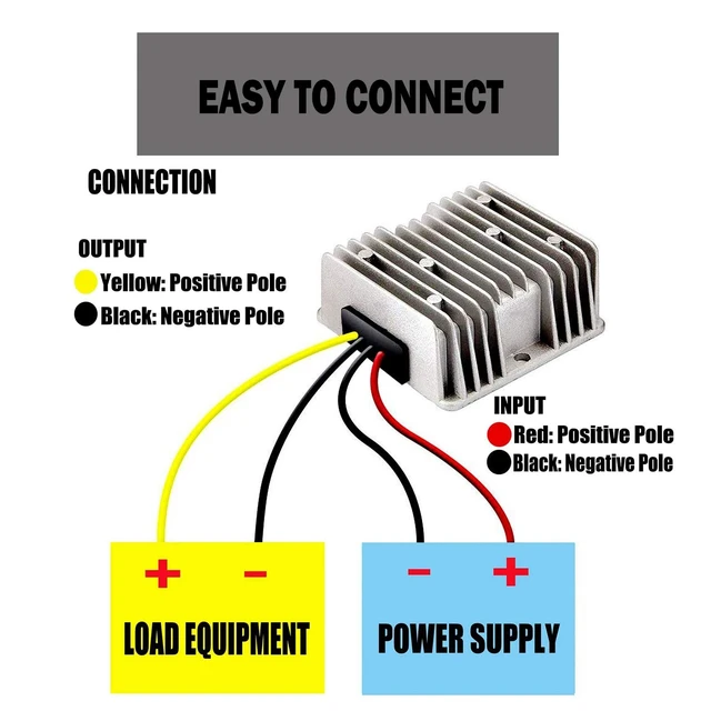 Alt view image 5 of 5 - dkplnt 10A 240W 12V to 24V Converter Step Up Voltage Regulator Boost Converter Module Car Power Supply