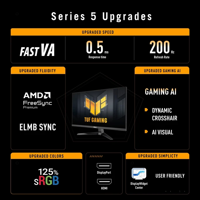 Alt view image 2 of 5 - ASUS VG257Q5A Early Set up